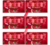 Bold & Fruity Chewy Candy Mix 120g - Sweet & Tangy Treats for Sharing, Snacking & Gifting - Party-Ready Flavour Explosion - Mklk (12 x Pack, Red Rageous)
