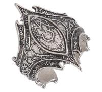 Bold Gothic Inspired Adjustable Jewelry Intricate Line Embossed Artwork Alloy Rings for Parties Daily Outings Adjustable Alloy Rings