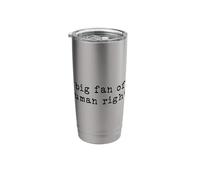 Bold Human Rights Activism Empowerment Minimalist Design Stainless Steel Insulated Tumbler