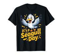 Bold Laridae Cheerful Classic Unique Modern Vintage Seagull T-Shirt