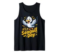 Bold Laridae Cheerful Classic Unique Modern Vintage Seagull Tank Top