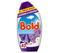 Bold Lavender and Camomile Liquid Laundry Detergent Gel, 1.32L | 40 Washes, Outdoor Freshness that Lasts and Lasts