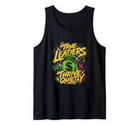 Bold Leaders Thrive Quietly Money Bag Tank Top