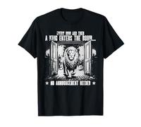 Bold Leadership Humor Funny Leader Lion Confidence T-Shirt