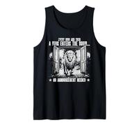 Bold Leadership Humor Funny Leader Lion Confidence Tank Top