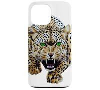 Bold Leopard Wildlife Jungle Vibes Vintage Leopard Print Art Case for iPhone 13 Pro Max