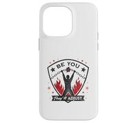 Bold Liberation Graphic with Be You Empowerment Quote Case for iPhone 14 Pro Max