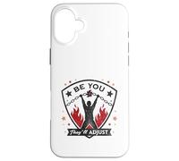 Bold Liberation Graphic with Be You Empowerment Quote Case for iPhone 16 Plus