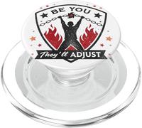 Bold Liberation Graphic with Be You Empowerment Quote PopSockets PopGrip for MagSafe