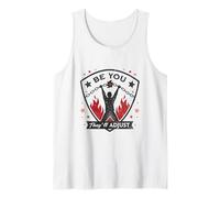Bold Liberation Graphic with Be You Empowerment Quote Tank Top