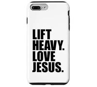Bold Lift Heavy Love Jesus Christian Street Wear Graphic Tee Case for iPhone 7 Plus/8 Plus