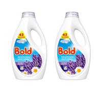 Bold Liquid Detergent Lavender & Camomile 2x1.33L 43 Washes | Built-in Stain Remover, Lenor Freshness, Outdoor Freshness, Liquid Formula, 2 Bottles Included