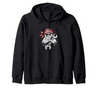 Bold Mechanic Emblem with Repair Tool for Tuning Lovers Zip Hoodie
