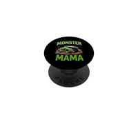 Bold Monster Mama Green Off-Road Truck Adventure PopSockets Adhesive PopGrip