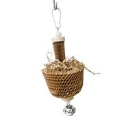 Bold Natural Chew Toy - Colorful Toys that can be hung in a bird cage, decorative toys that help reduce stress and