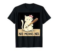Bold No Means No for Women T-Shirt