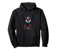Bold Patriot Eagle of Strength Pullover Hoodie