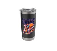 Bold Phrase First Mix Capybara Coding Programming Funny Stainless Steel Insulated Tumbler