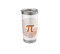 Bold Pi Symbol Design for Math Lovers and Nerds Stainless Steel Insulated Tumbler