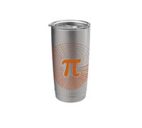 Bold Pi Symbol Design for Math Lovers and Nerds Stainless Steel Insulated Tumbler