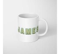 Bold Pixel 3D Personalised Mug and Coaster Set - Custom Name Gamer or Heat Reveal Mug with Optional Matching Coaster - Bright Gaming Cup for Boys Girls Teens - 11oz Gift