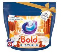 Bold Platinum PODS? Washing Liquid Capsules, White Musk & Golden Maple, Cosy Vibes Edition, 52 Washes