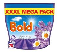 Bold PODS® Washing Liquid Laundry Detergent Capsules 70 Washes, Lavender & Camomile, Outdoor Freshness That Lasts And Lasts, With Built-In Lenor Softener