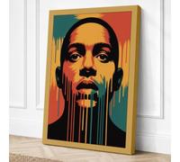 Bold Portraits in Motion Canvas Wall Art Print 30x20 Inch (76 x 51 cm)