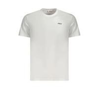 Bold Print Crew Neck T-Shirt, male, Fila, T-Shirts, White, M, Tops M