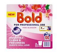 Bold Professional Allin1 Washing Detergent Capsules Pink Blossom, 100 Washes, Irresistible Clean