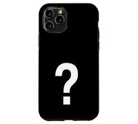 Bold Question Mark ? - Custom Word Builder For Custom Word Case for iPhone 11 Pro