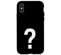 Bold Question Mark ? - Custom Word Builder For Custom Word Case for iPhone X/XS