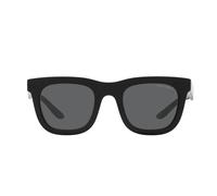 Bold Rectangular Sunglasses Black - unisex - Giorgio Armani - Sunglasses - Black - 49 MM - Accessories 49 MM