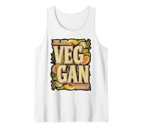 Bold Retro Vegan Lifestyle Statement Tank Top