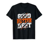 Bold Scratch Marks Typography for Achievers T-Shirt
