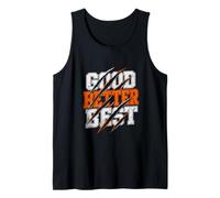 Bold Scratch Marks Typography for Achievers Tank Top