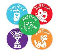 Bold Single-Colour Praise Stickers (250 Per Pack)