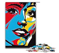 Bold Smiling Art Pieces Puzzles for Adults Puzzles for Adults Ideal for Family Fun Relaxation 1000 PCS(75x50cm)