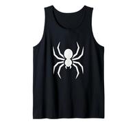 Bold Spider Graphic Creepy Cool Arachnid Design Tank Top