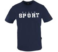 Bold Sport Logo Navy Blue T-Shirt Plein Sport Blue XL
