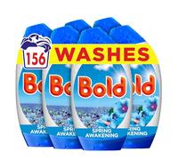 Bold Spring Awakening Washing Liquid Gel Laundry Detergent 156 Washes (6 x 858ml), Outdoor Freshness That Lasts And Lasts