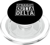 Bold "Straight Outta Delta" Design PopSockets PopGrip for MagSafe