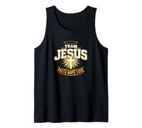 Bold Team Jesus Cross Faith Hope Love Tank Top