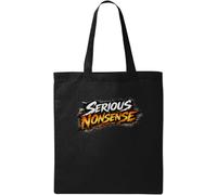 Bold Urban Expression of Strong Words Natural Cotton Tote Bag Black