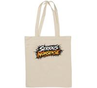 Bold Urban Expression of Strong Words Natural Cotton Tote Bag White