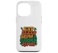 Bold Urban Plant Lover- Eat Sleep Grow A Garden Repeat Case for iPhone 13 Pro