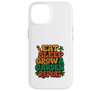 Bold Urban Plant Lover- Eat Sleep Grow A Garden Repeat Case for iPhone 14