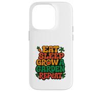 Bold Urban Plant Lover- Eat Sleep Grow A Garden Repeat Case for iPhone 14 Pro
