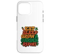 Bold Urban Plant Lover- Eat Sleep Grow A Garden Repeat Case for iPhone 16 Pro Max