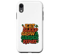 Bold Urban Plant Lover- Eat Sleep Grow A Garden Repeat Case for iPhone XR